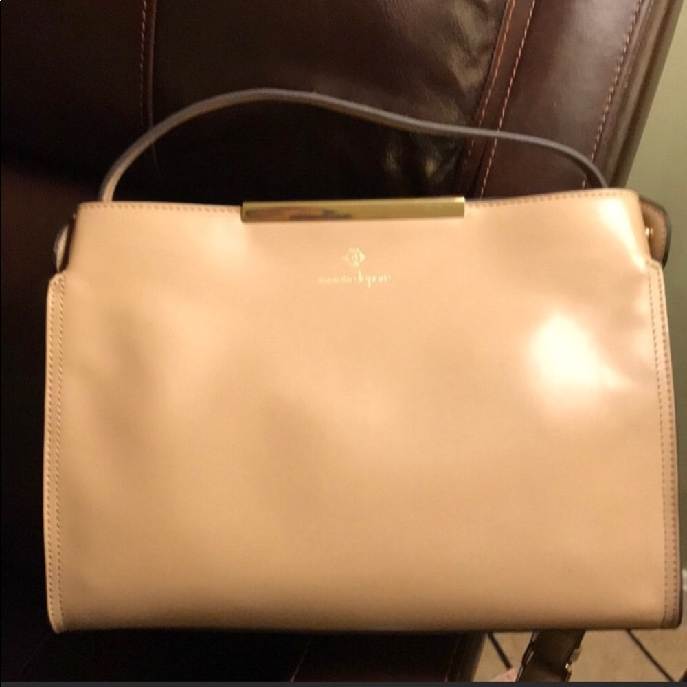 NANETTE LEPORE SIENNA SATCHEL/CROSSBODY TAUPE NWT - Picture 2 of 6